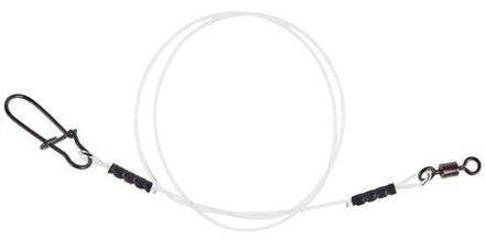 Поводки LJ HARD MONO оснащ. вертл. и застеж. 20кг 30см 5шт.