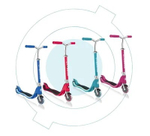 Самокат Globber Flow 125 Lights бирюзовый