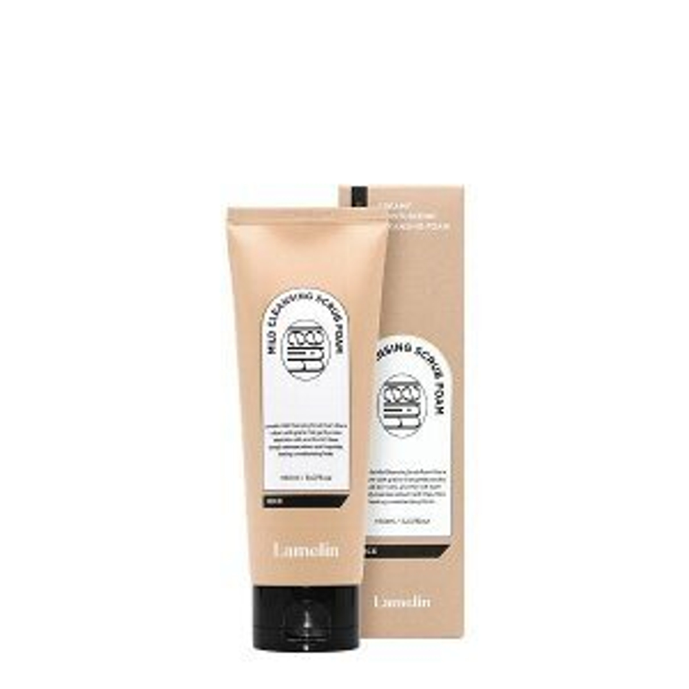 Скраб-пенка с рисом очищающий LAMELIN Mild Cleansing Scrub Foam Ric 150 мл