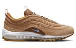 Nike Air Max 97 shock absorption, non-slip, wear-resistant, low-cut sports casual shoes brown-yellow