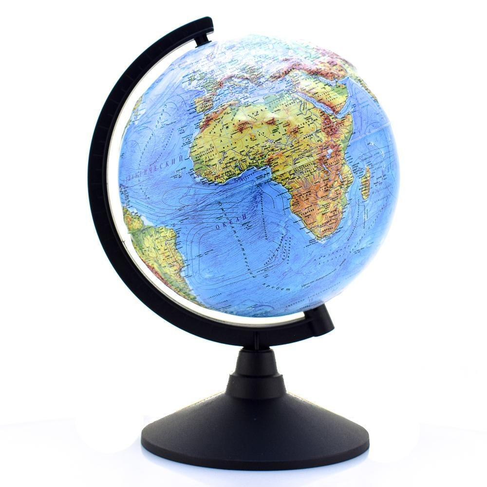 Глобус физический Рельефный d=210мм. Классик (GLOBEN)