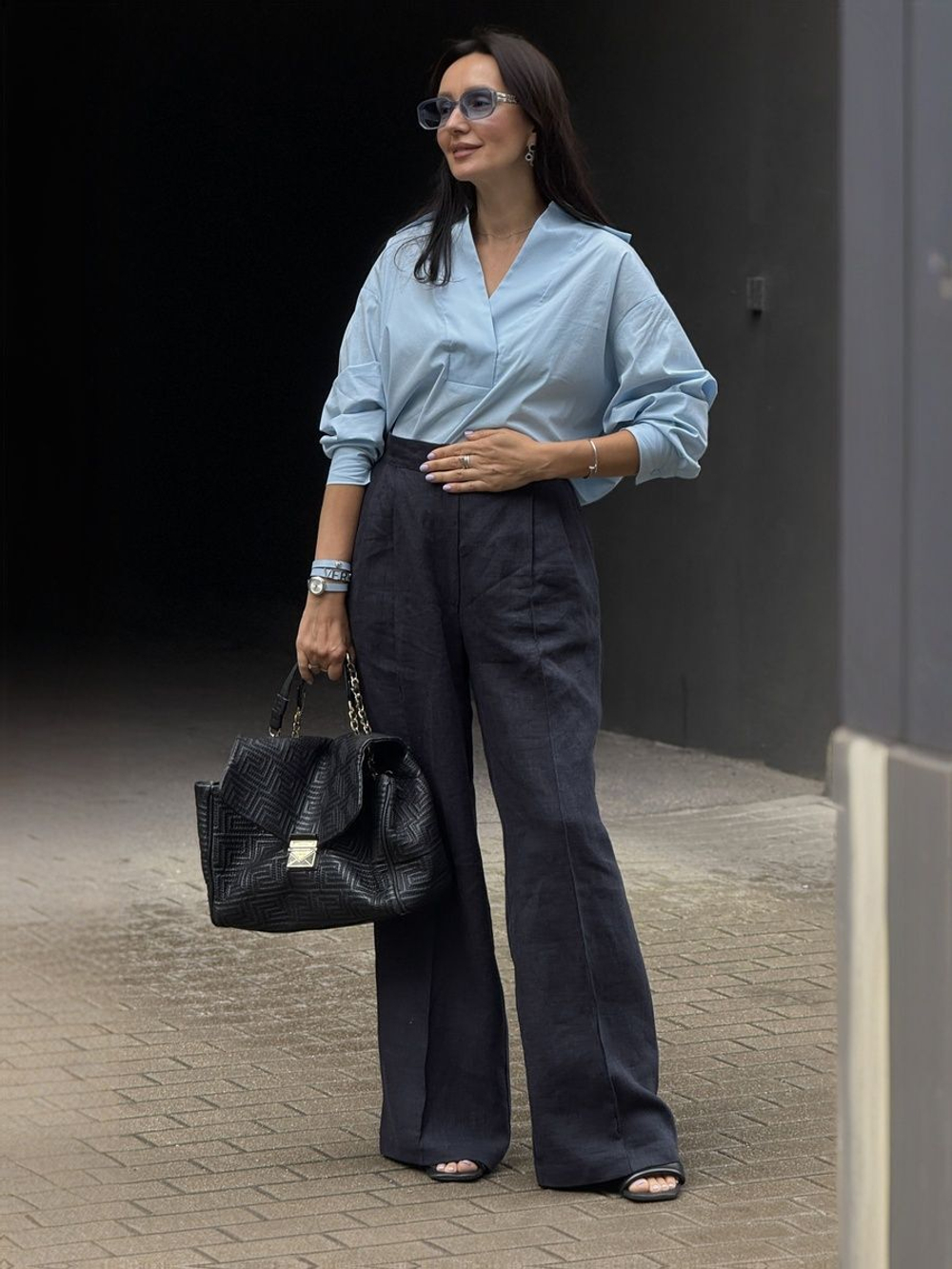 Женская рубашка из хлопка