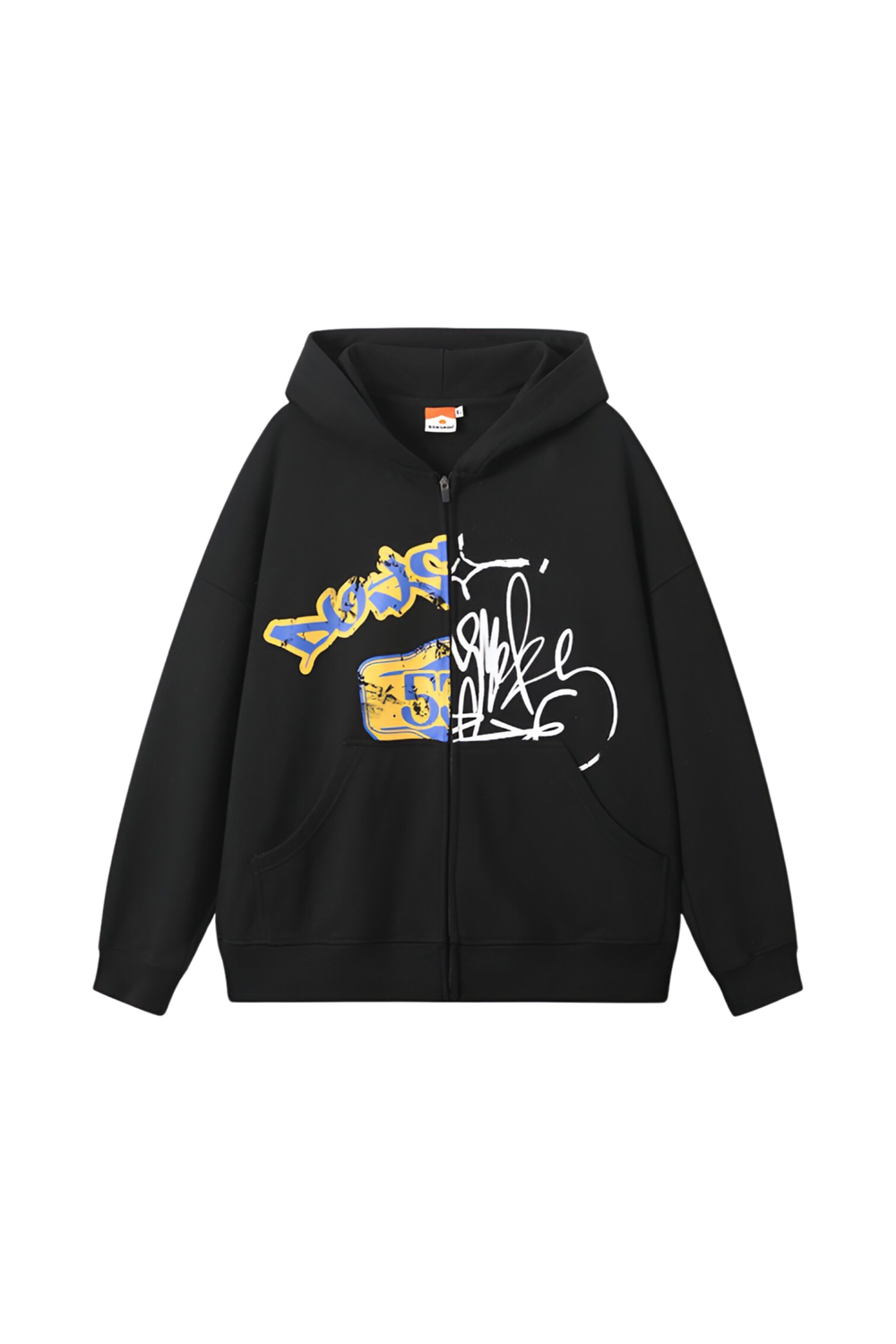 Худи DONSMOKE Split-Print Zip Hoodie