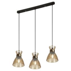 Светильник подвесной (подвес) Rivoli Iris 9186-203 3хЕ27 60 Вт модерн | Rivoli