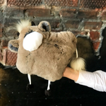 подушка бык меховая