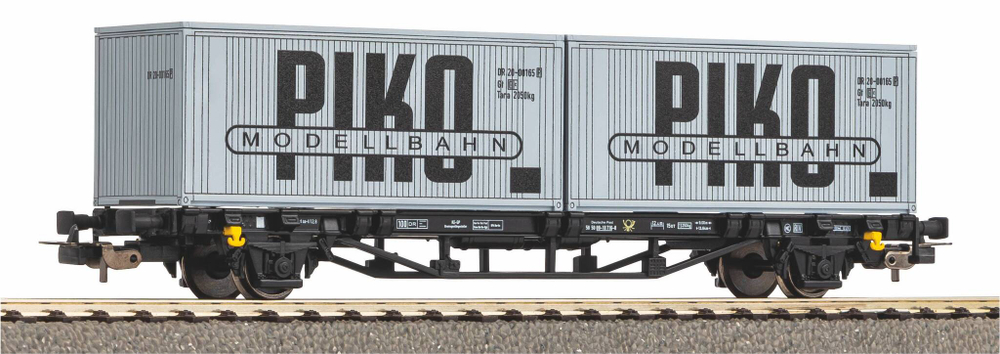 Вагон-контейнеровоз с 2 х 20' контейнерами PIKO Modellbahn DR IV