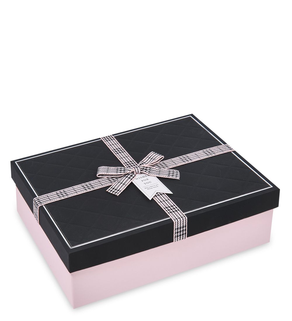 WF-171/2-B Коробка сред., черный/розовый