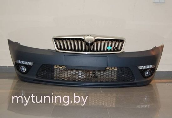 Передний бампер RS STYLE для Skoda Octavia II FL