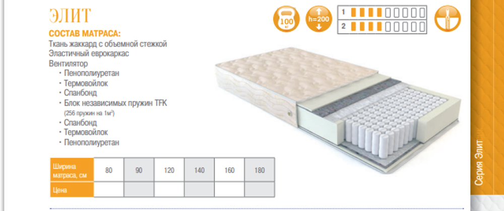 МАТРАС ЭЛИТ