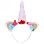 Ободок карнавальный «Белоснежный Единорожек»