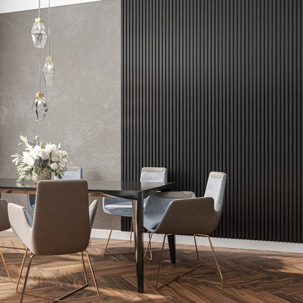 Панель стеновая реечная МДФ 3D Line Modern L08 Ироко 2750 мм