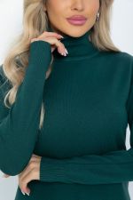 Водолазка "Зимняя история" (зеленая) Б12087 LT Collection