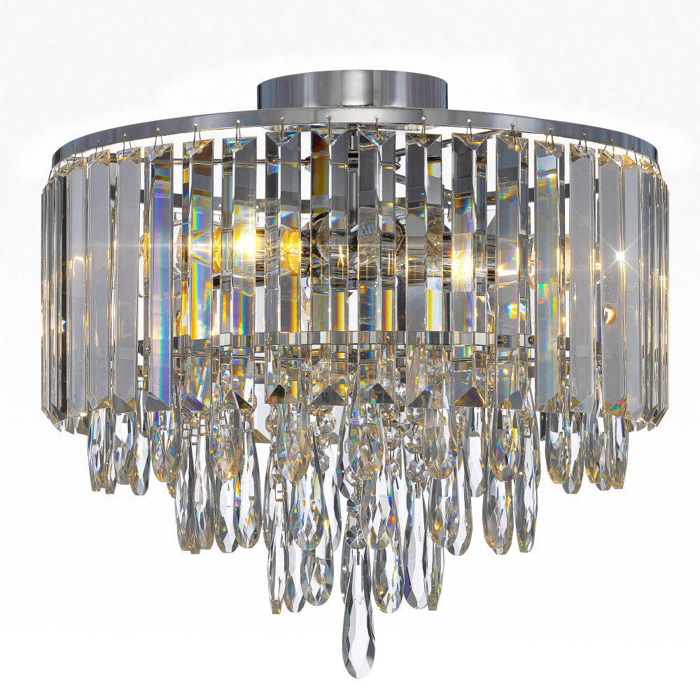 Citilux LEONNA CL320161 Люстра хрустальная Хром