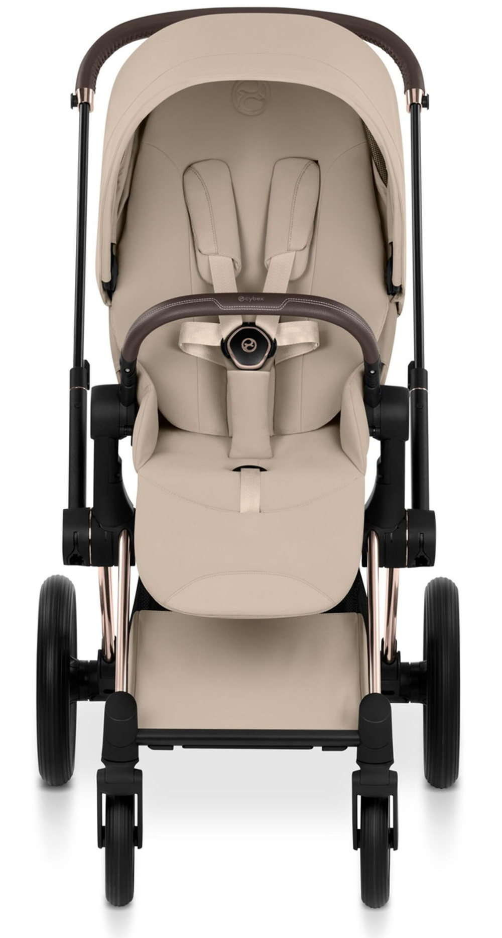 Коляска Cybex Priam V Rosegold Style Collection 2 в 1 Cozy Beige