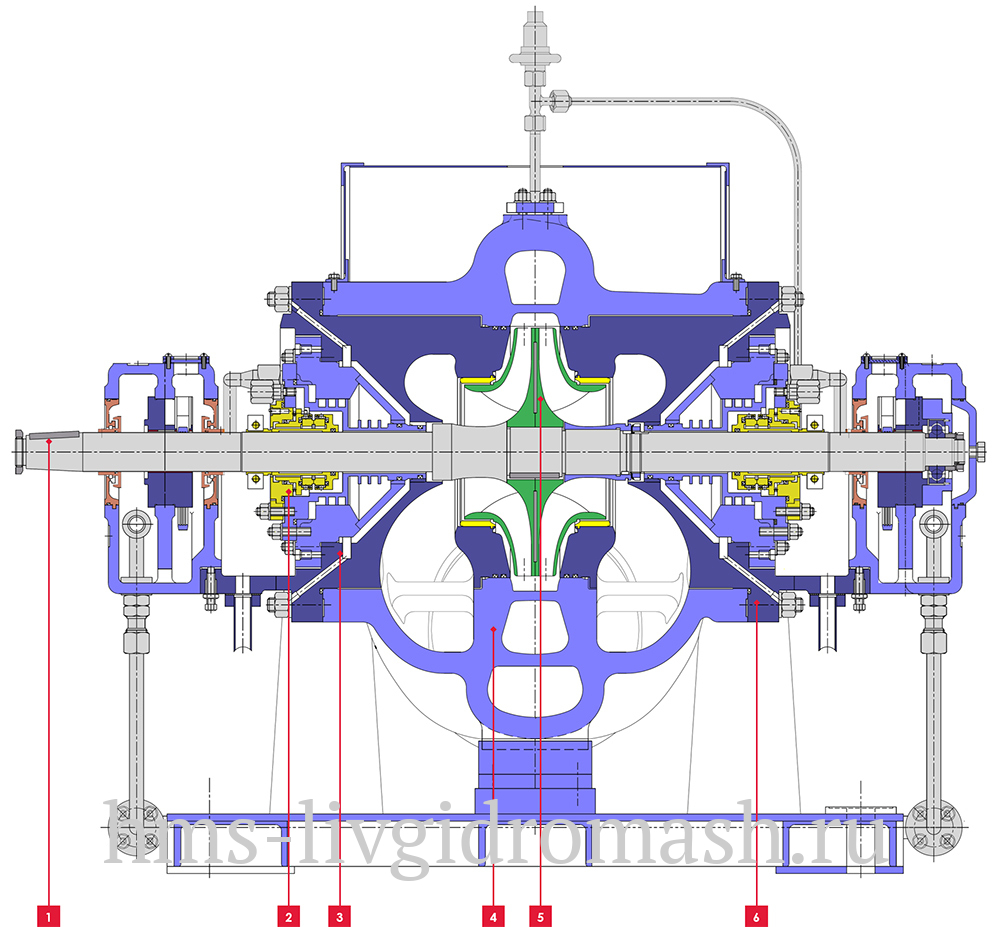 ПД 650-160-2 - насос двустороннего входа предвключенный