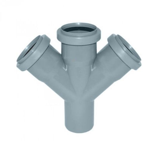 Крестовина ПВХ Д.50х50х50