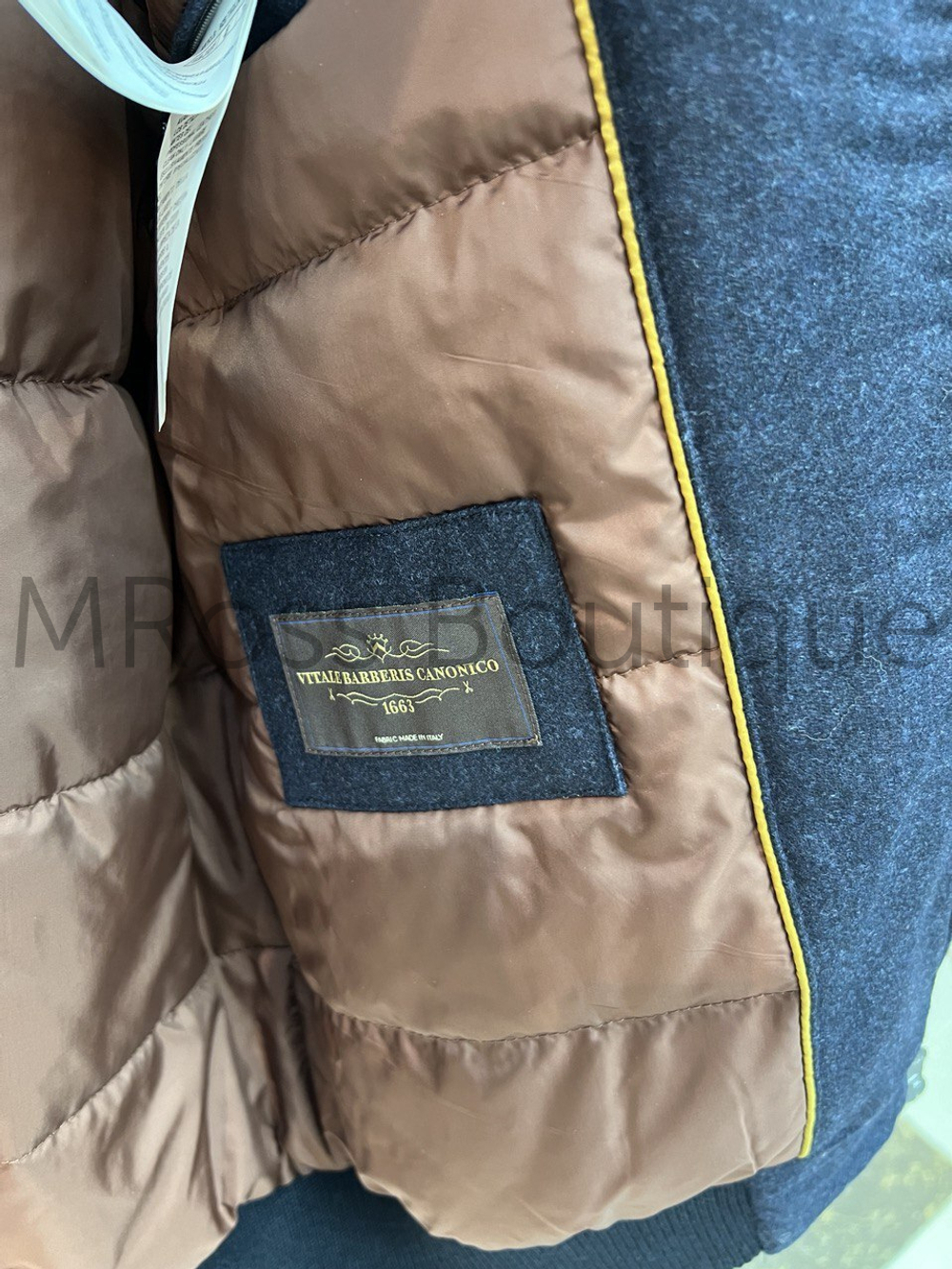 Мужская демисезонная куртка Atelier Di Falco из смесовой шерсти