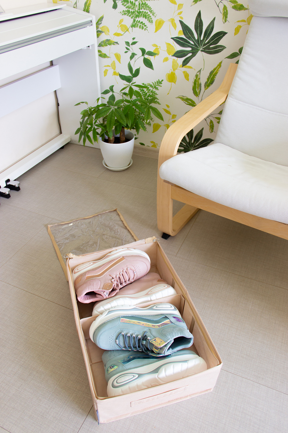 Кофр для сапог 53х34х12 см, 2 съемные перегородки, Каир