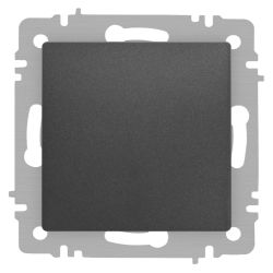 Кнопка Intro Accent 6-109-07 10А-250В IP20 СУ AL/CU графит | Intro