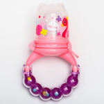 5365503 Ниблер для прикорма «Фламинго», с силиконовой сеточкой, розовый, р-р сеточки М