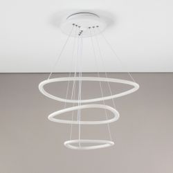 Citilux Неон Смарт CL731A330E RGB Умная подвесная люстра Белая