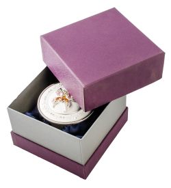 WIN- 32 Шкатулка серебр.