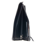 Мужской чёрный кожаный клатч на молнии с ремешком для запястья GAlIB 7M093