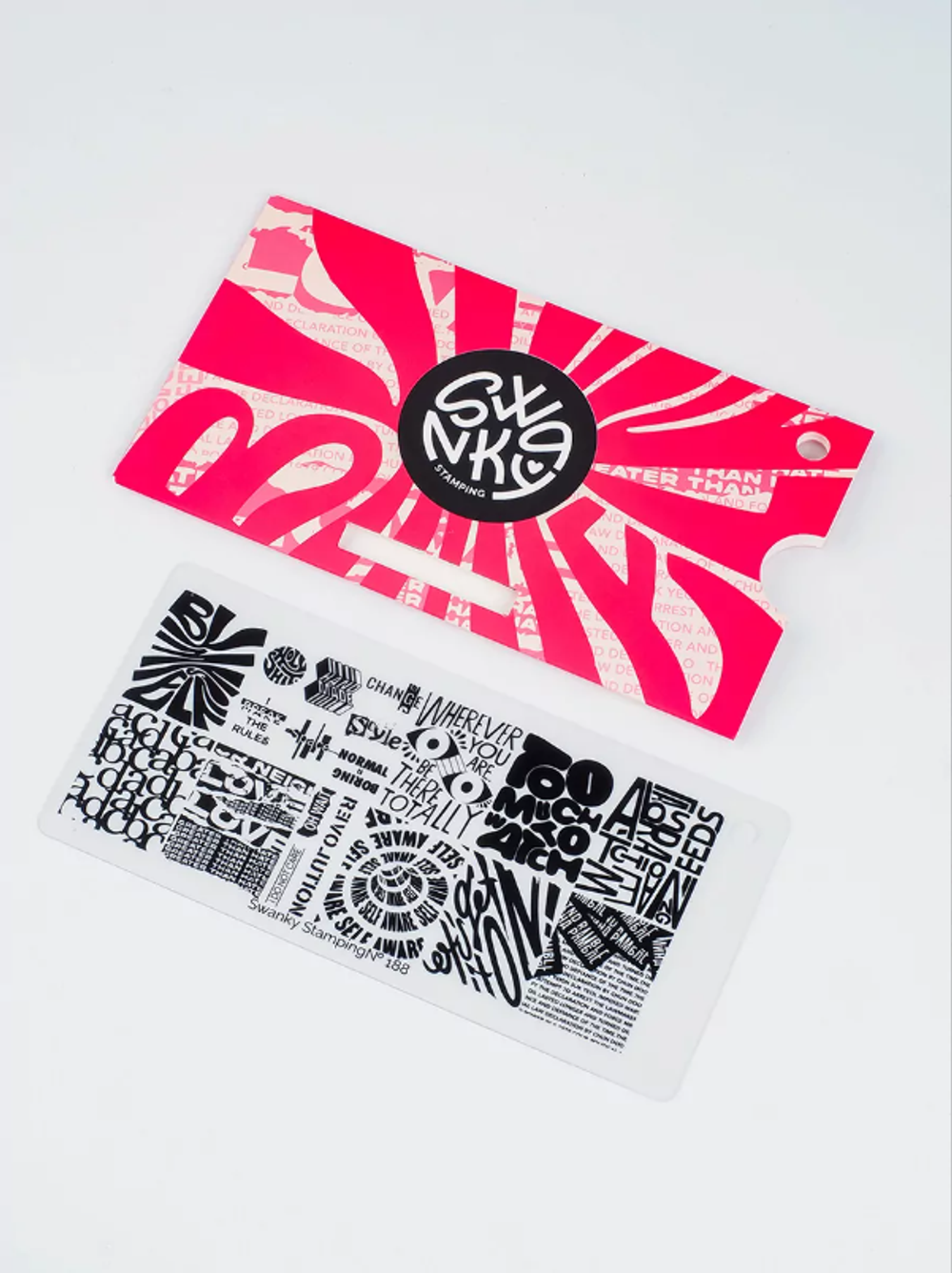Swanky Stamping Пластина для стемпинга 188
