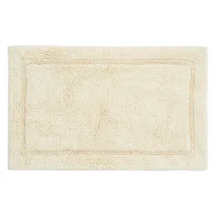 Коврик для ванной из хлопка ворсовый кремового цвета из коллекции essential, 50х80 см