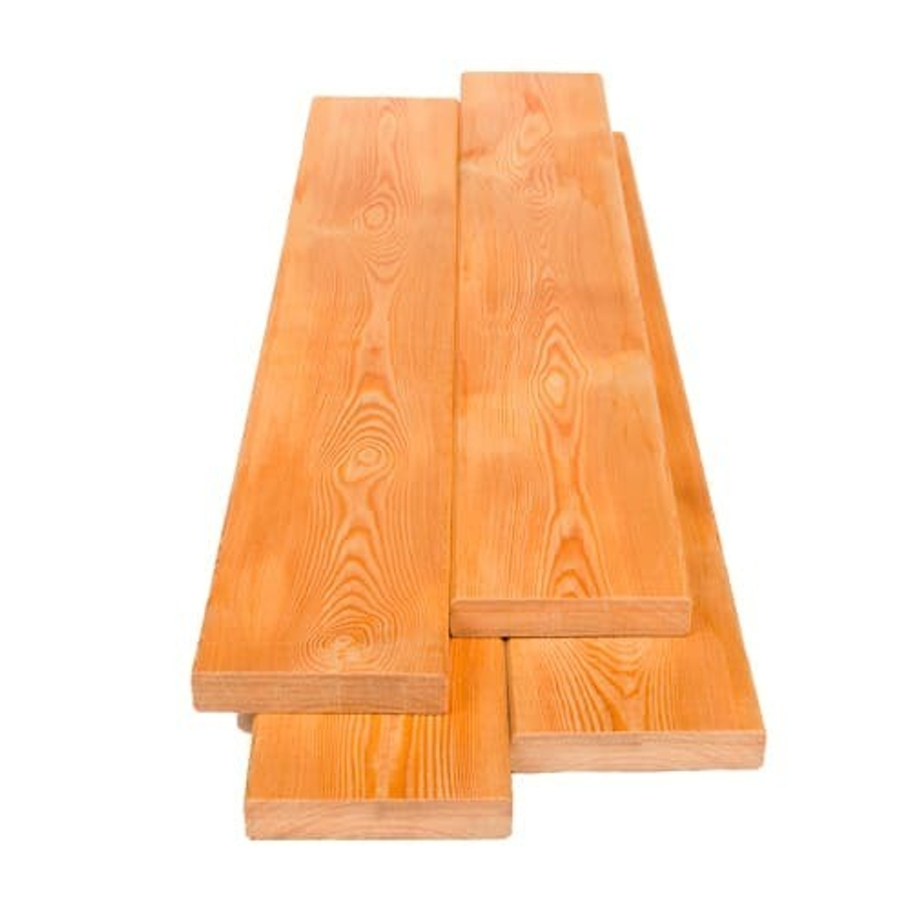 Упаковка прямого планкена из сибирской лиственницы 20х90х1000 мм 16/штук