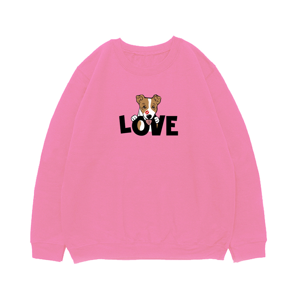 Свитшот "Джек Рассел - Love"