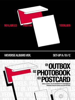 (ПРЕДЗАКАЗ) Альбом YEONJUN - NO LABELS: PART 01 WVS ALBUMS RANDOM Version