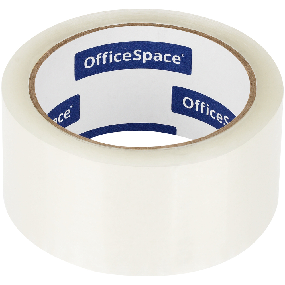 Клейкая лента упаковочная OfficeSpace, 48мм*66м, 40мкм, комплект 6шт. Скотч