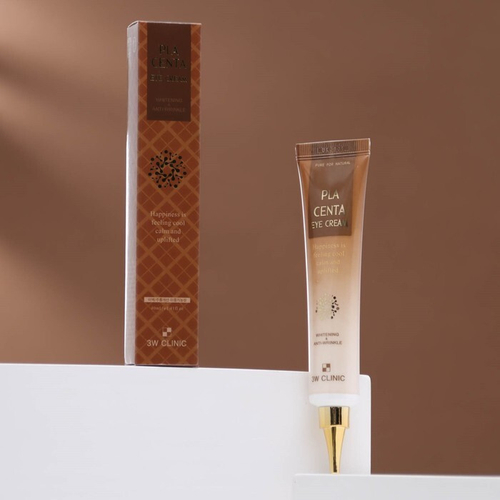 3W CLINIC Крем для кожи вокруг глаз с экстрактом плаценты,  40 мл