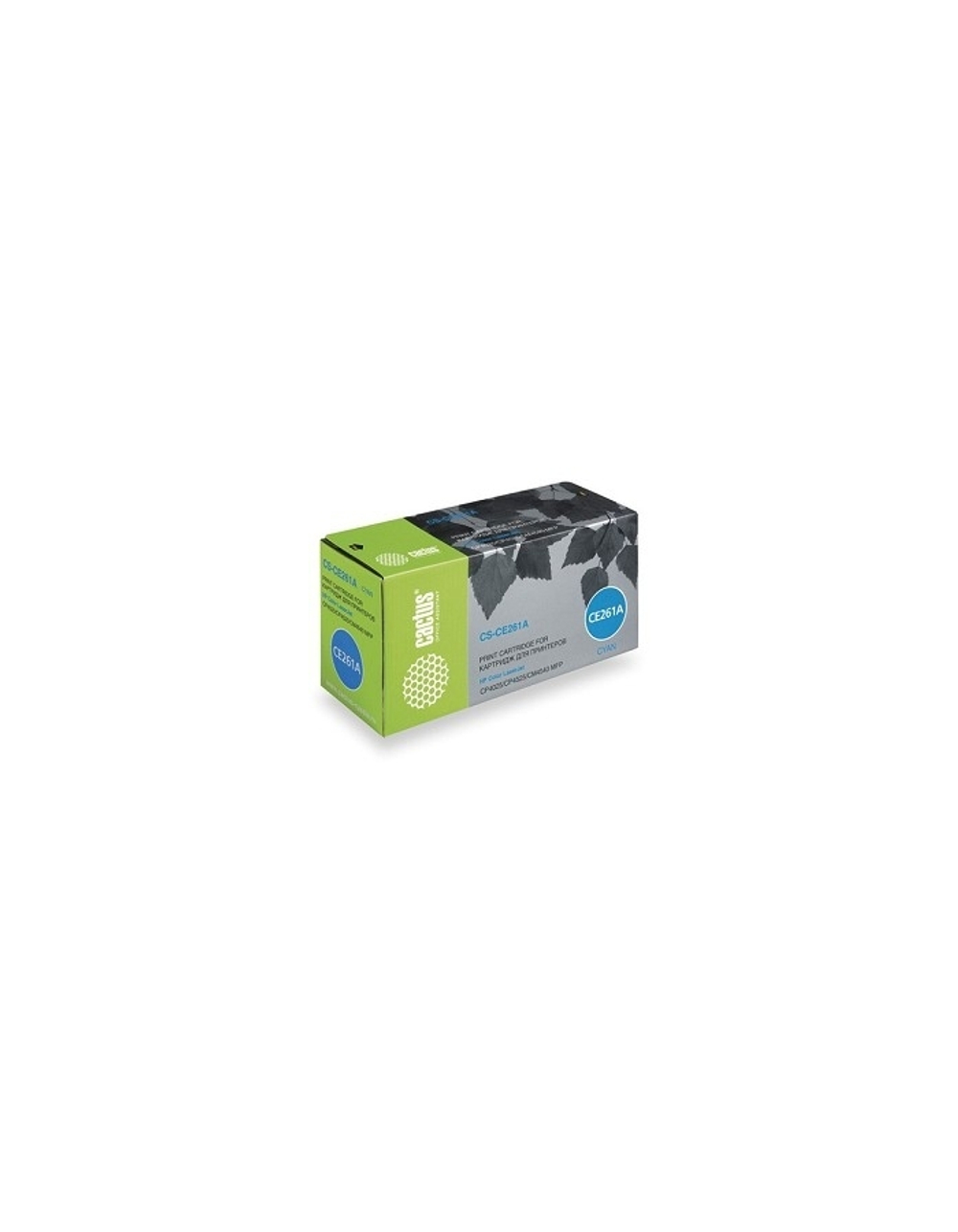 Cactus CS-CE261A Картридж лазерный CE261A голубой (11000стр.) для HP LJ CP4025/CP4525/CM4540