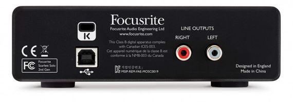 FOCUSRITE SCARLETT SOLO 2ND GEN