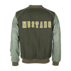 Куртка кожаная мужская MUSTANG men's college blouson