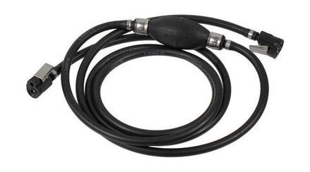 Шланг топливный d7/D12.5 мм с грушей и топливными переходниками Yamaha