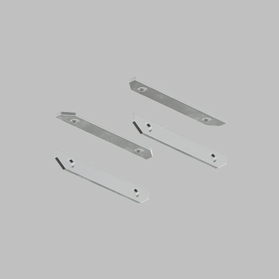 Комплект прямых соединителей для закладного профиля TR3040-AL Denkirs Smart One (4 шт.) TR3043-AL