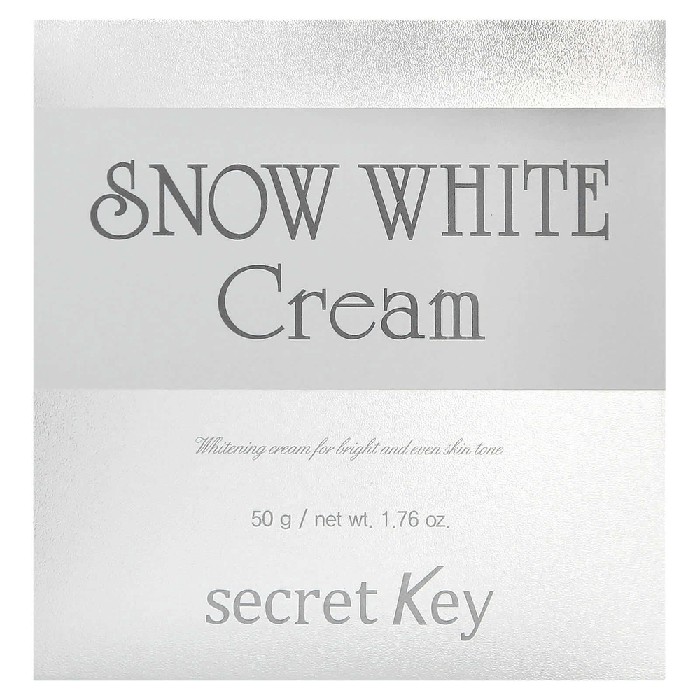 Secret Key, Snow White Cream, отбеливающий крем, 50 г (1,76 унции)