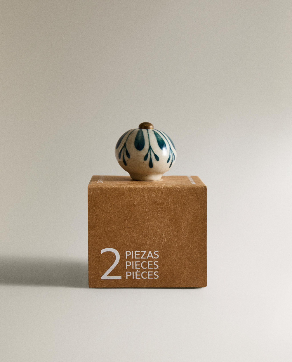 Мебельная ручка Zara Home, 3х3х5 см, керамика, 2 шт., 3314/555