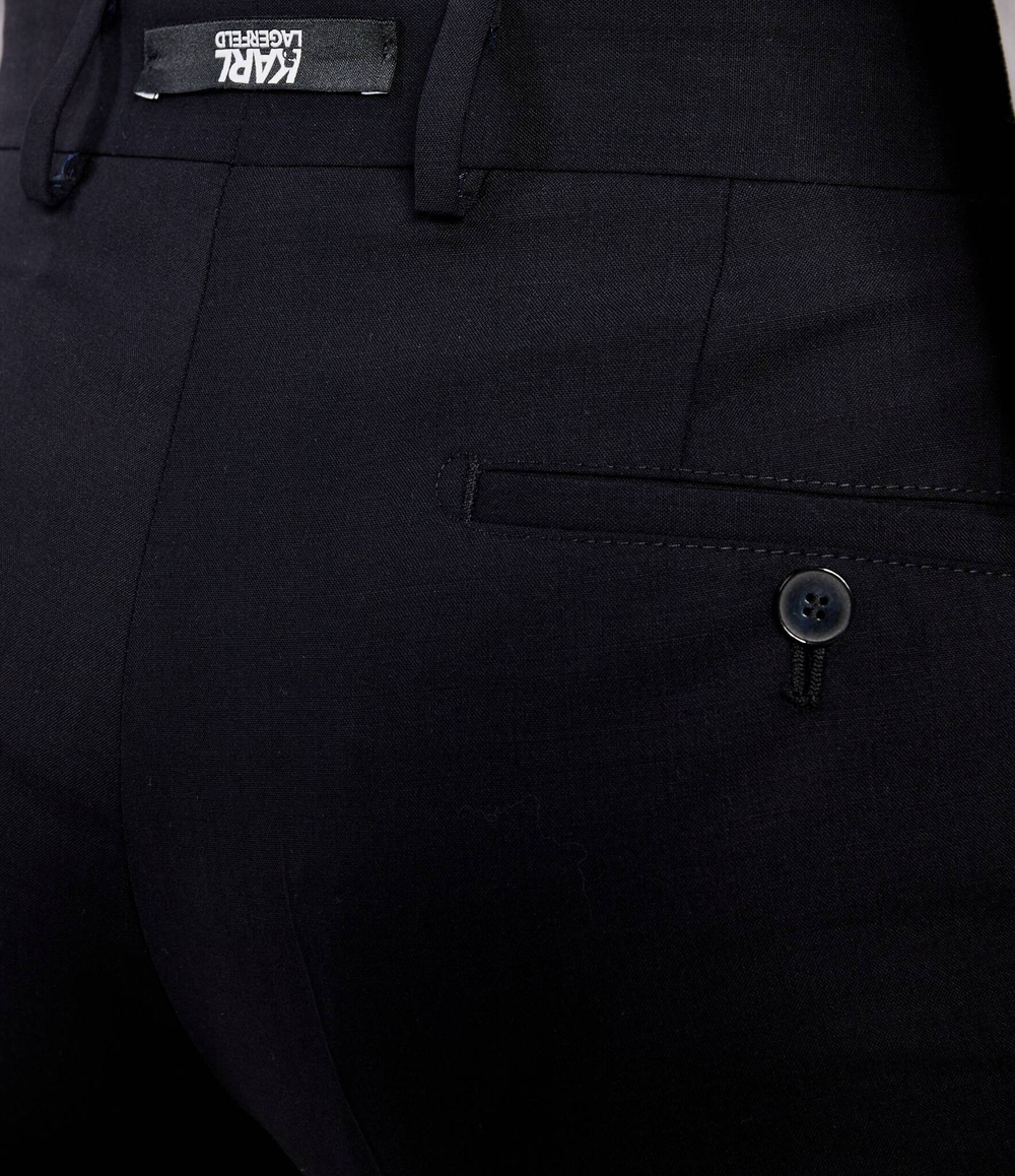 Хлопковые штаны Karl Lagerfeld - темно-синий(255001 500099)