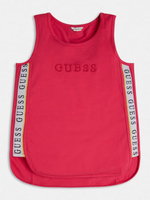 Топ GUESS Фуксия/Лампас: тесьма-логотип GUESS Девочка