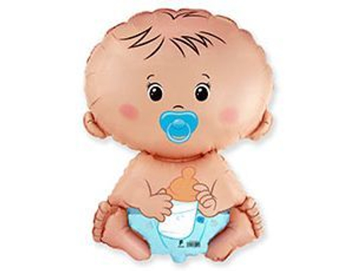 Шар фольга " Малыш мальчик" 67 х 46 см