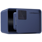 Сейф LockSworth электронный замок + ключ, 200х310х200 мм, 4 кг, синий