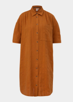 Платье-рубашка из хлопка