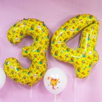 Шар (12"/30 см) Три Кота, Белый (200), пастель, 1 ст 25 шт.