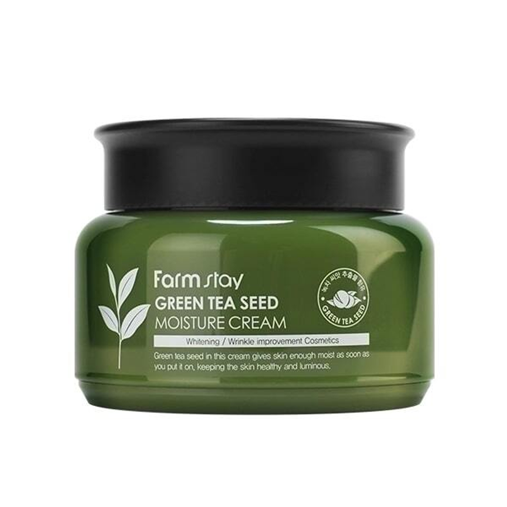 Крем для лица с зелёным чаем FarmStay Green Tea Seed Moisture Cream