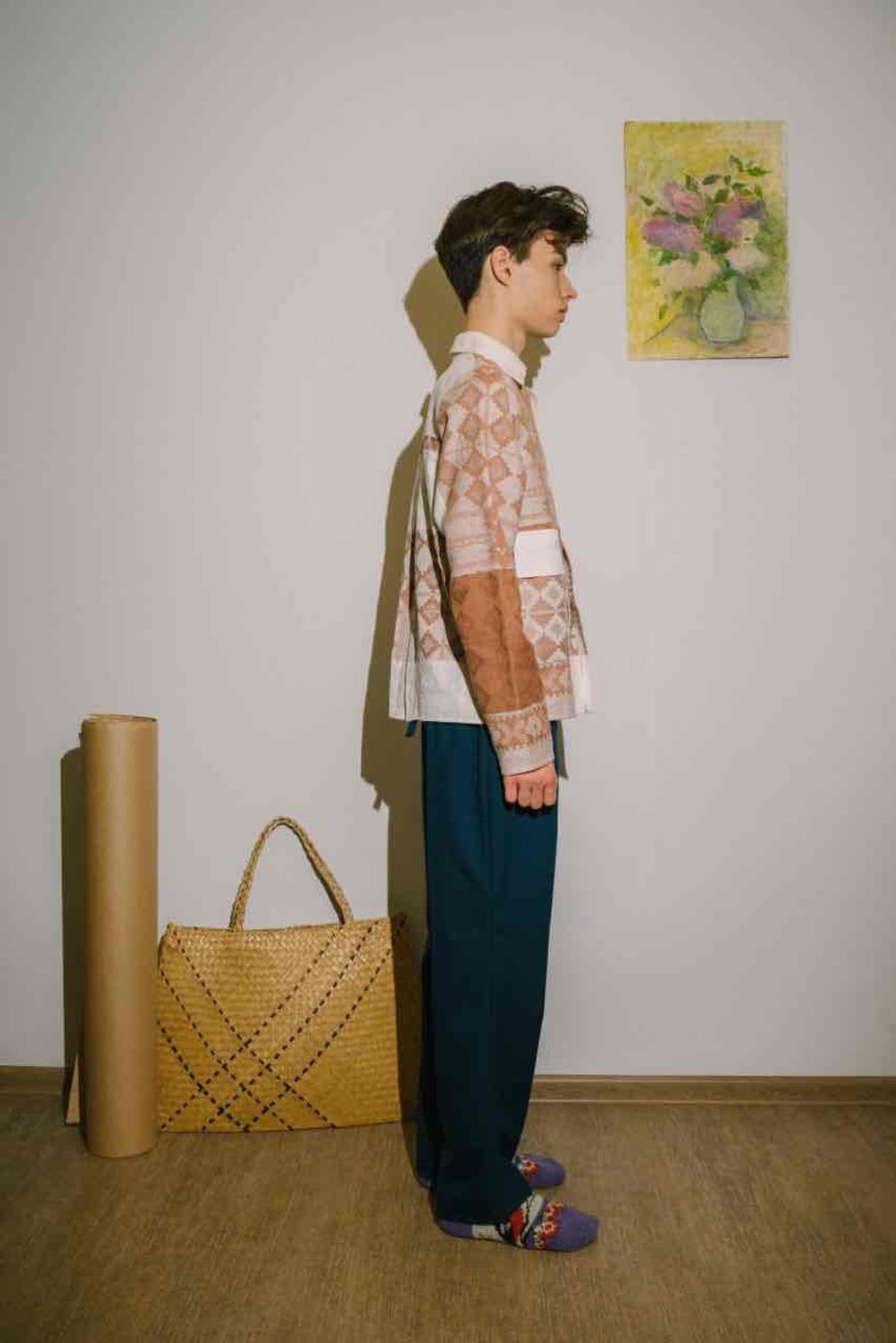 Рубашка Soeurs Chocolate Rhomb Shirt brown