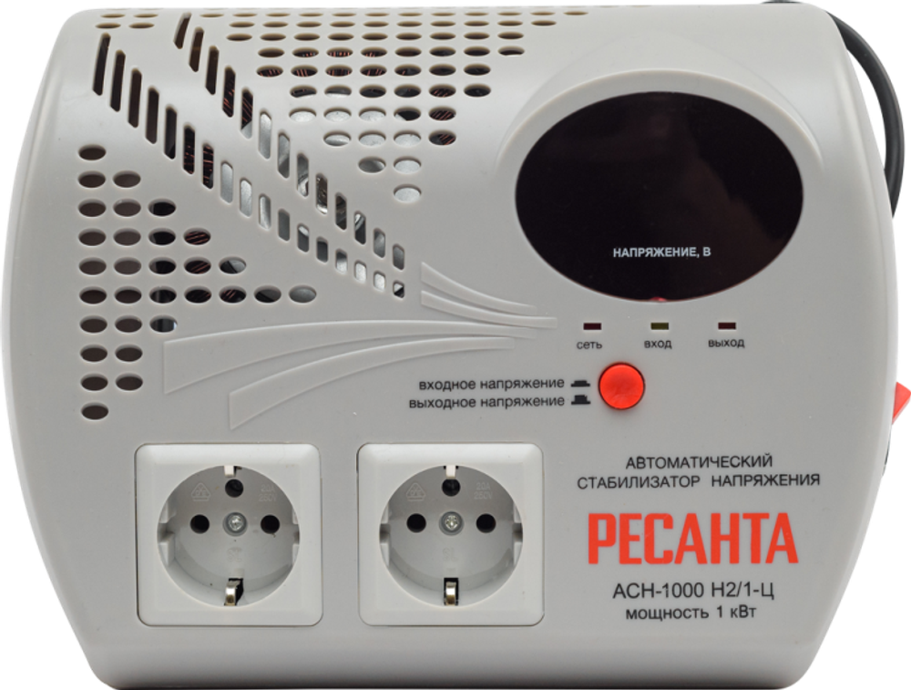 Стабилизатор напряжения серии LUX Ресанта АСН-1000Н2/1-Ц